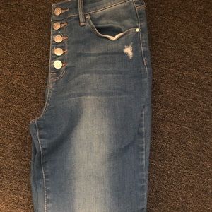 high rise skinny jean